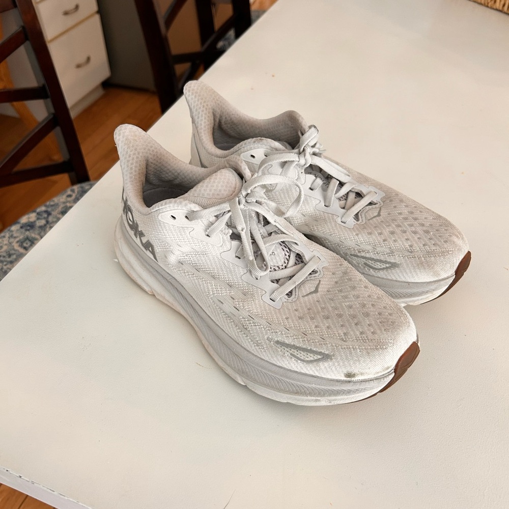Hoka White Athletic Shoes